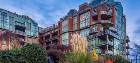 exterior view of luxury condo